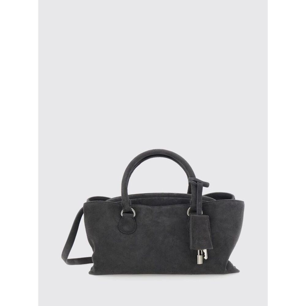 Osoi Women Shell Brot Osoi Suede Handbag With Padlock And Removable Strap